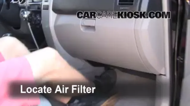 2008 Toyota 4Runner SR5 4.0L V6 Filtro de aire (interior) Cambio
